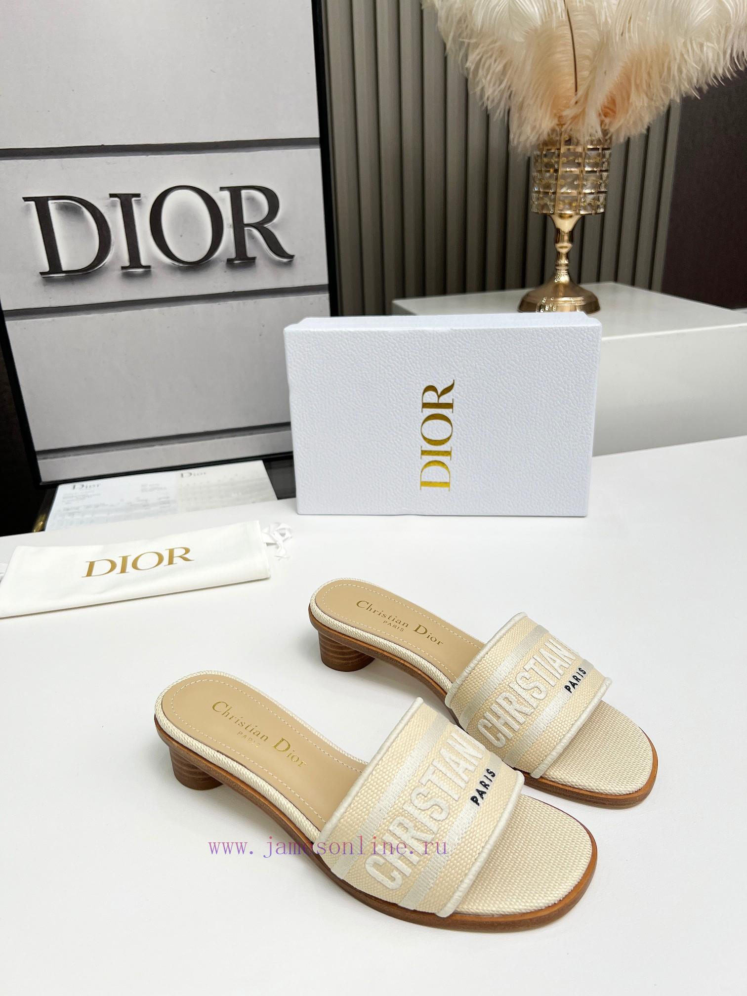 CD Dior Women's Embroidered Leather Sole High Heels With Floral PatternsChristian Dior Has Alwa w3kppkqx - Image 6