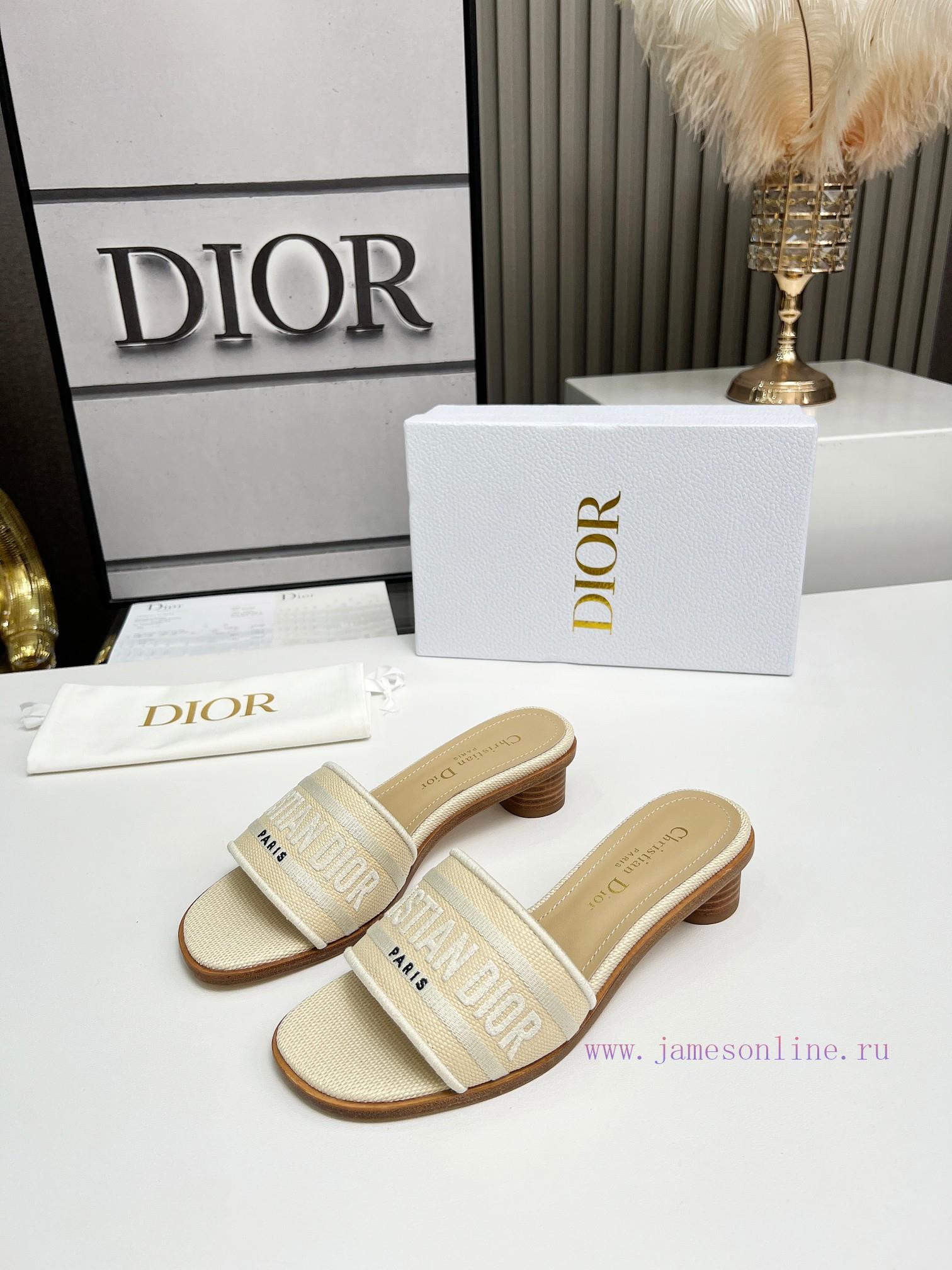 CD Dior Women's Embroidered Leather Sole High Heels With Floral PatternsChristian Dior Has Alwa w3kppkqx - Image 10