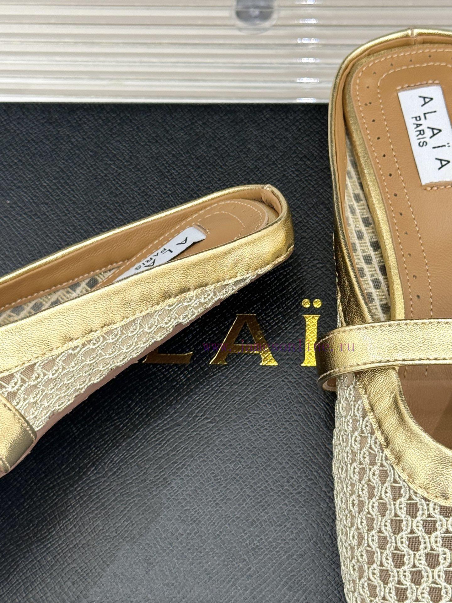 ALAIA | ALAIA Classic Retro Mesh Flat Half SlippersFull Of Girlish Style With Both Modern And R 4h9oyaw3 - Image 7