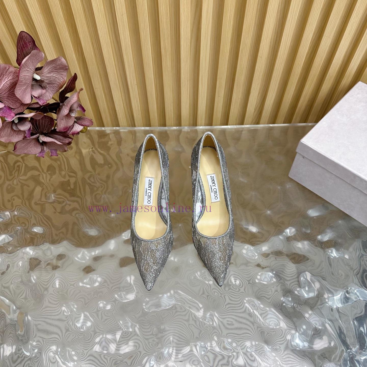2025 New Jimmy Choo Classic Spring/Summer Hot Lace High Heels________________________-A Super F dc6i9a0u - Image 5