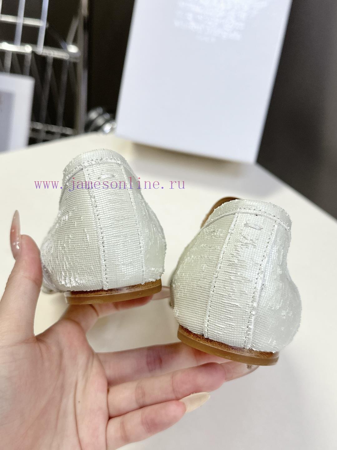 Maison Margiela MM6 Pleated Elastic Strap Tabi Split Toe Shoes Ballet ShoesA Variety Of Celebri q31th8v8 - Image 10
