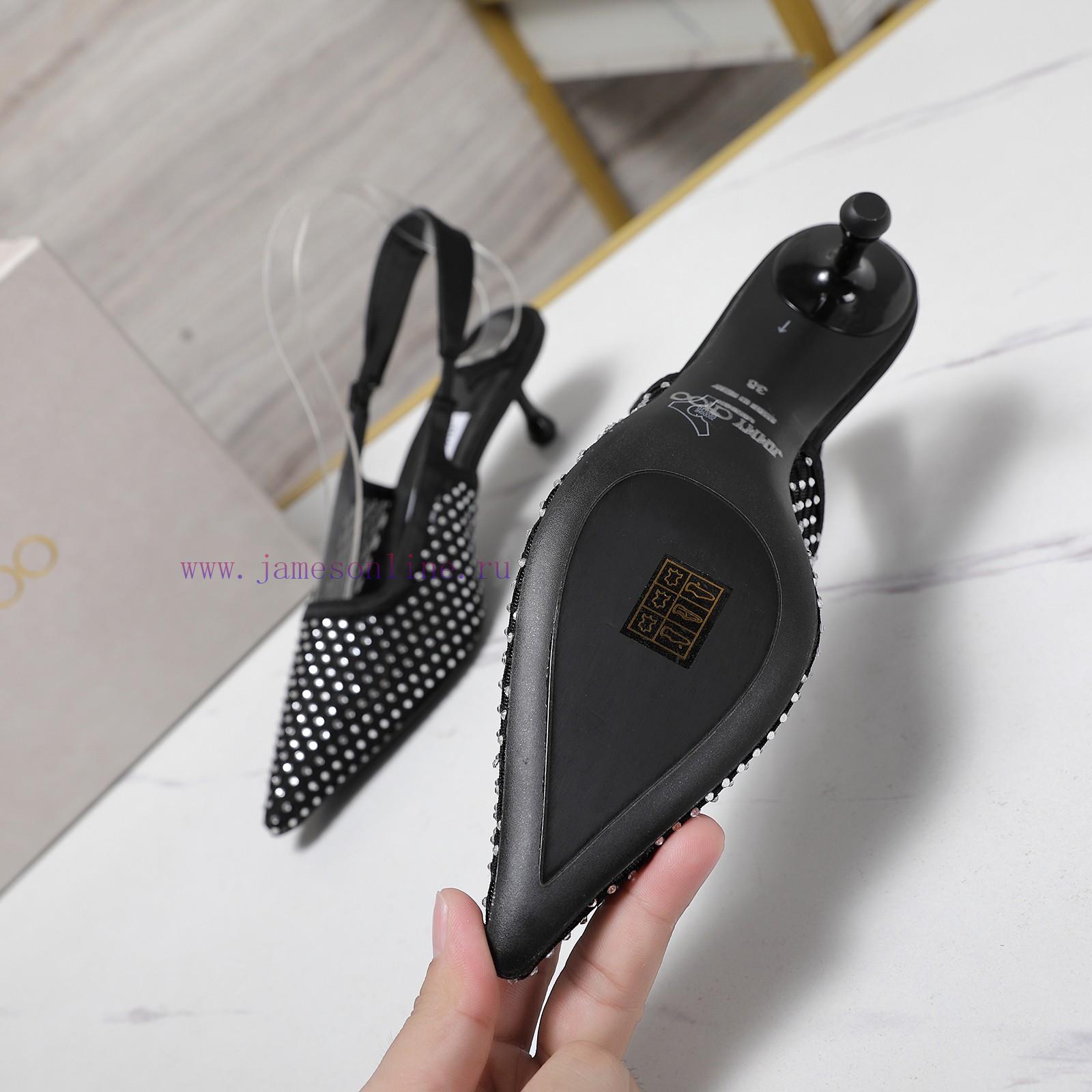 The MostJimmy Choo Webdragging2025ss Mesh Sandal With Rhinestone Hot Stamping And Empty DesignJ xhxs51sl - Image 6
