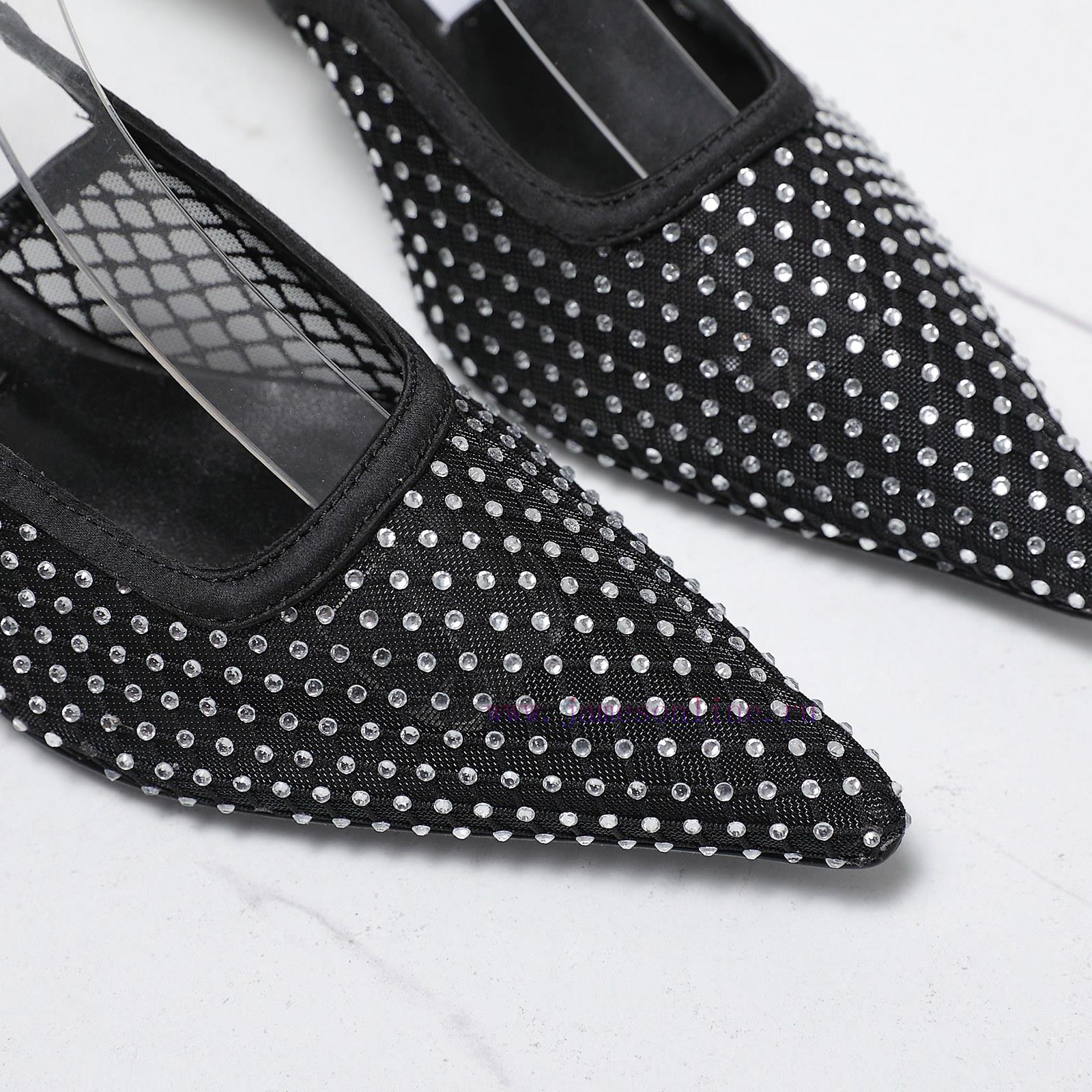The MostJimmy Choo Webdragging2025ss Mesh Sandal With Rhinestone Hot Stamping And Empty DesignJ xhxs51sl - Image 10