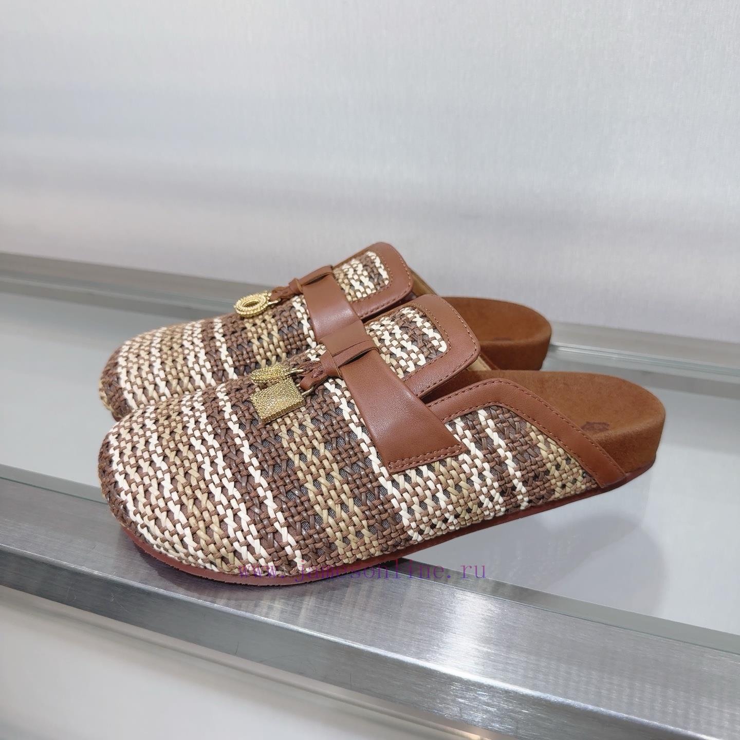 Boken Woven Slippers 🧚 ️. Loro Piana * Top Quality Genuine Single Shoe Purchase Original Versi z1k4yow4 - Image 15