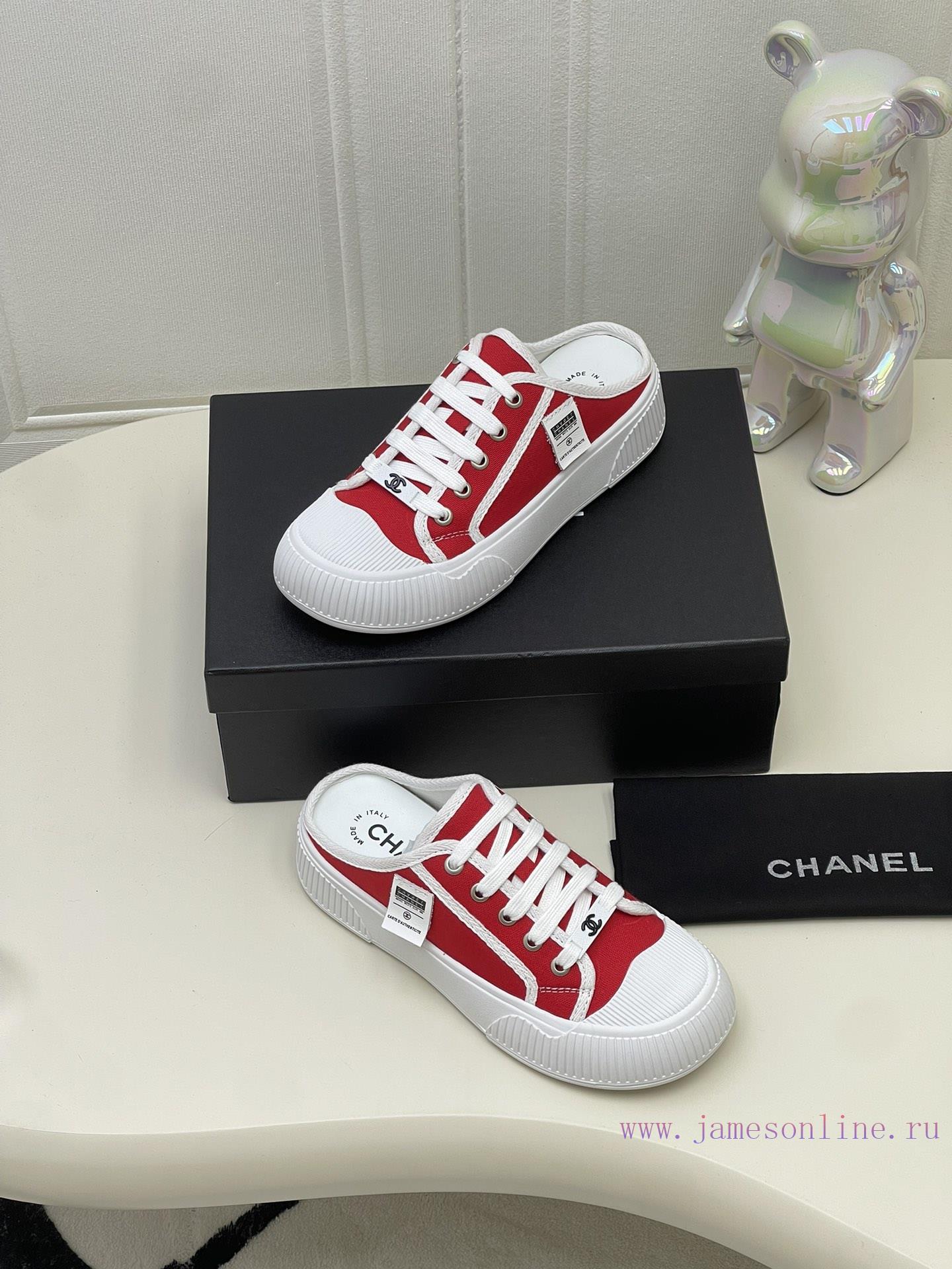 BackgroundChanel C Home2025 New Popular Casual Biscuit Shoe SeriesFairy Style The Latest Color 80mis0t7 - Image 3