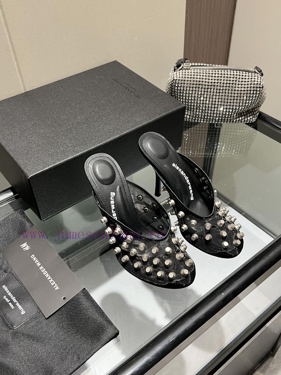 New Alexander Wang High Heels For Women's Luxury Alexander Wang Original 11 MaterialThe Shoe In a86nytg6