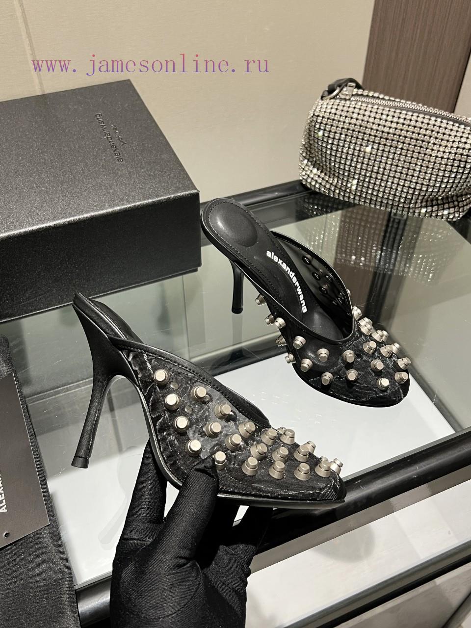 New Alexander Wang High Heels For Women's Luxury Alexander Wang Original 11 MaterialThe Shoe In a86nytg6 - Image 4