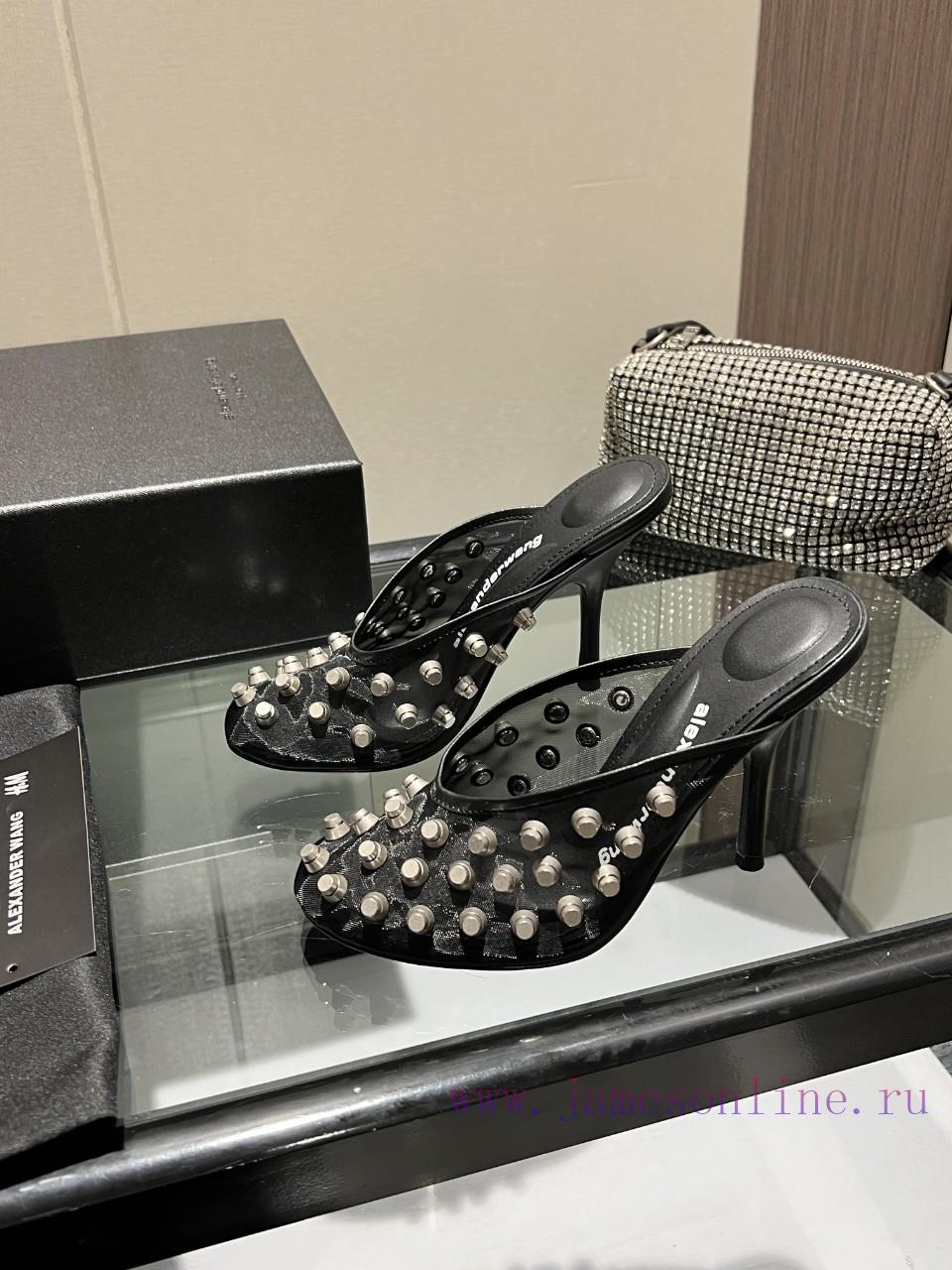 New Alexander Wang High Heels For Women's Luxury Alexander Wang Original 11 MaterialThe Shoe In a86nytg6 - Image 5