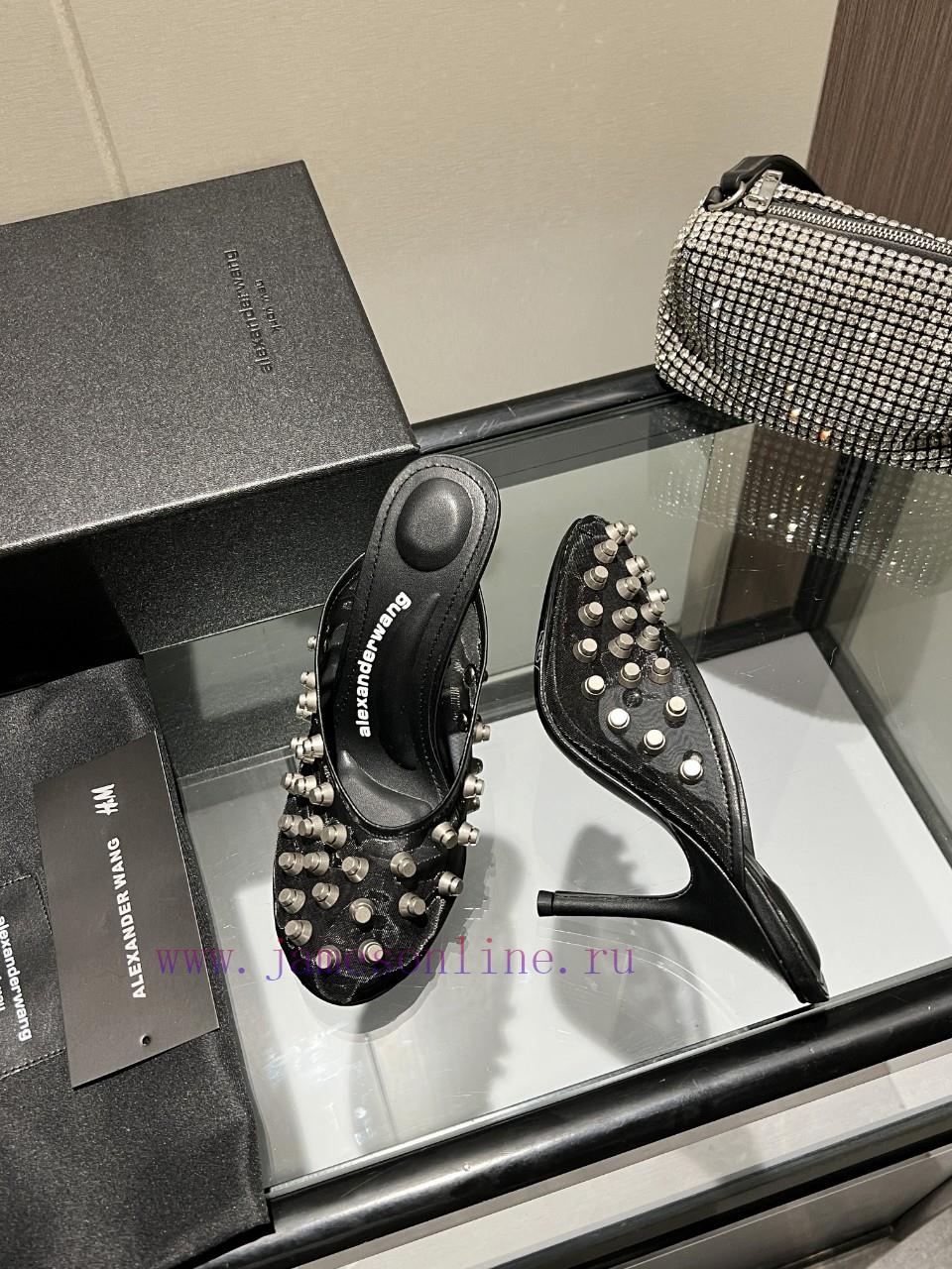 New Alexander Wang High Heels For Women's Luxury Alexander Wang Original 11 MaterialThe Shoe In a86nytg6 - Image 6