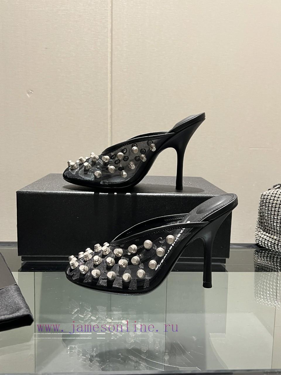 New Alexander Wang High Heels For Women's Luxury Alexander Wang Original 11 MaterialThe Shoe In a86nytg6 - Image 8