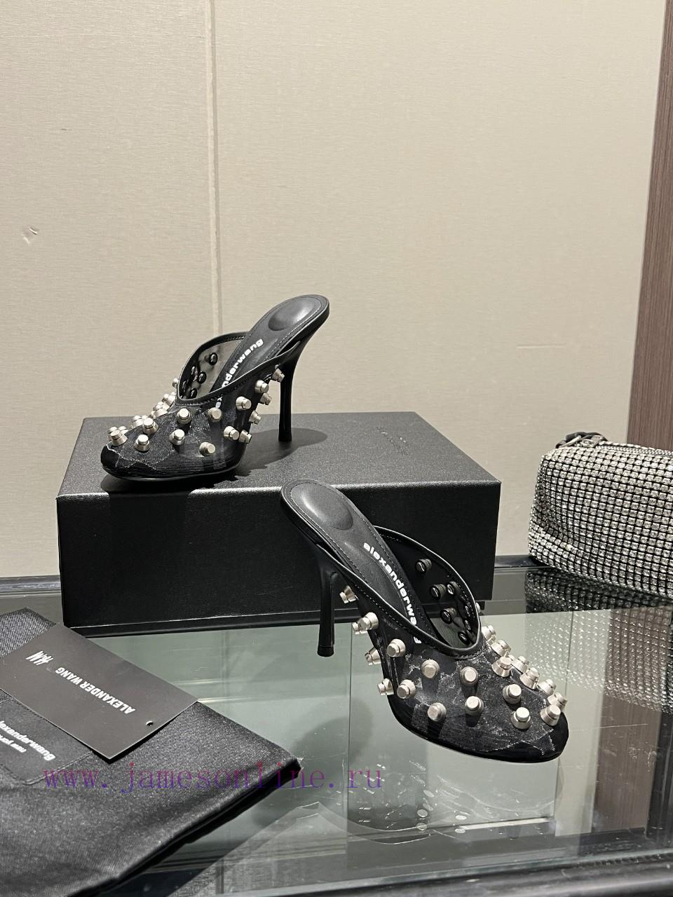 New Alexander Wang High Heels For Women's Luxury Alexander Wang Original 11 MaterialThe Shoe In a86nytg6 - Image 9