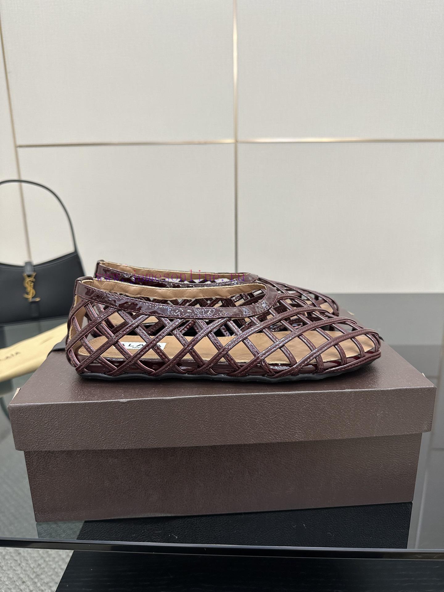 ALAIA | French High-end High-end High-end High-end Brand New Hollow Out Sexy Single Shoe Super 9fhd5pnz - Image 6