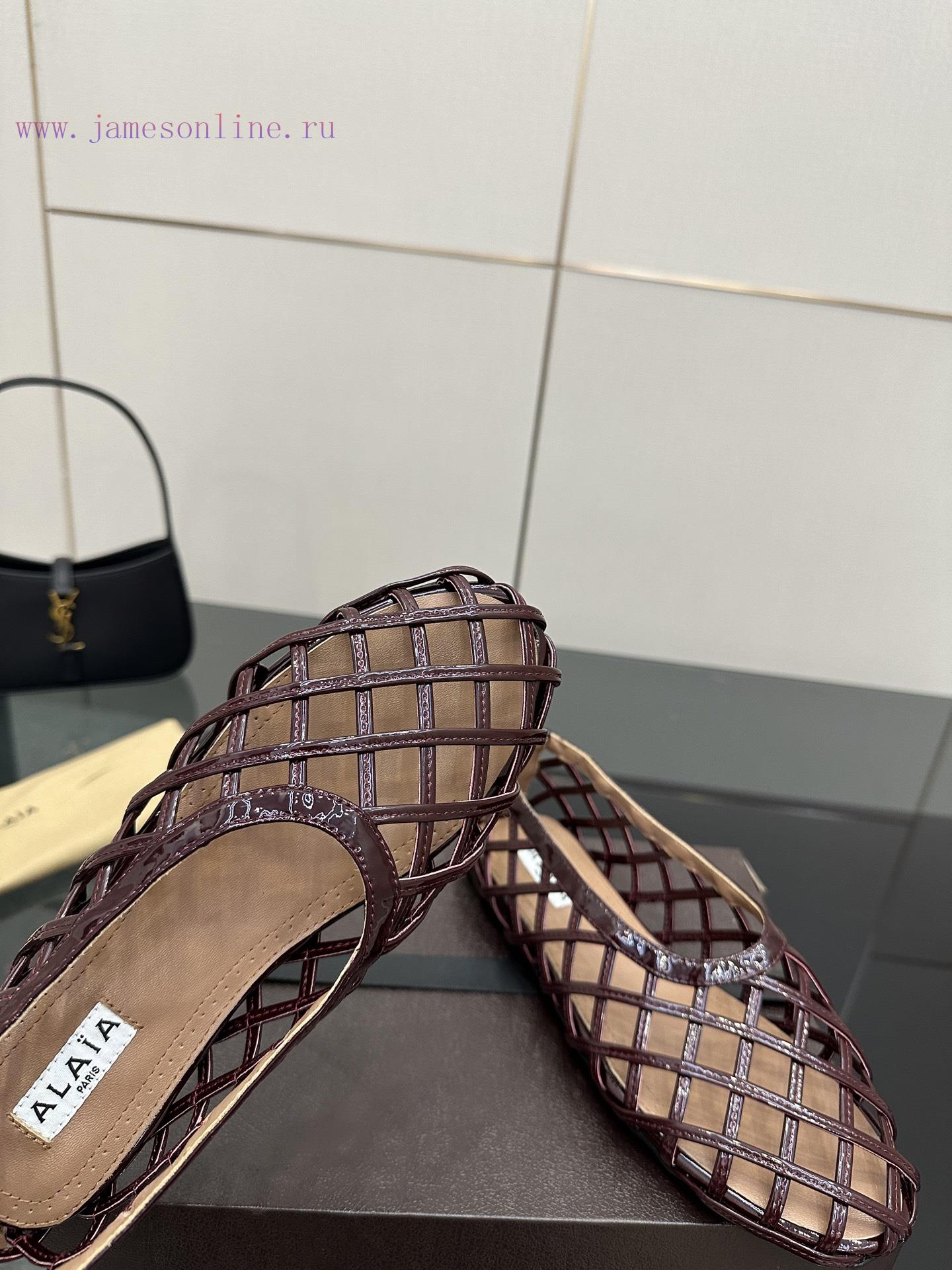 ALAIA | French High-end High-end High-end High-end Brand New Hollow Out Sexy Single Shoe Super 9fhd5pnz - Image 8
