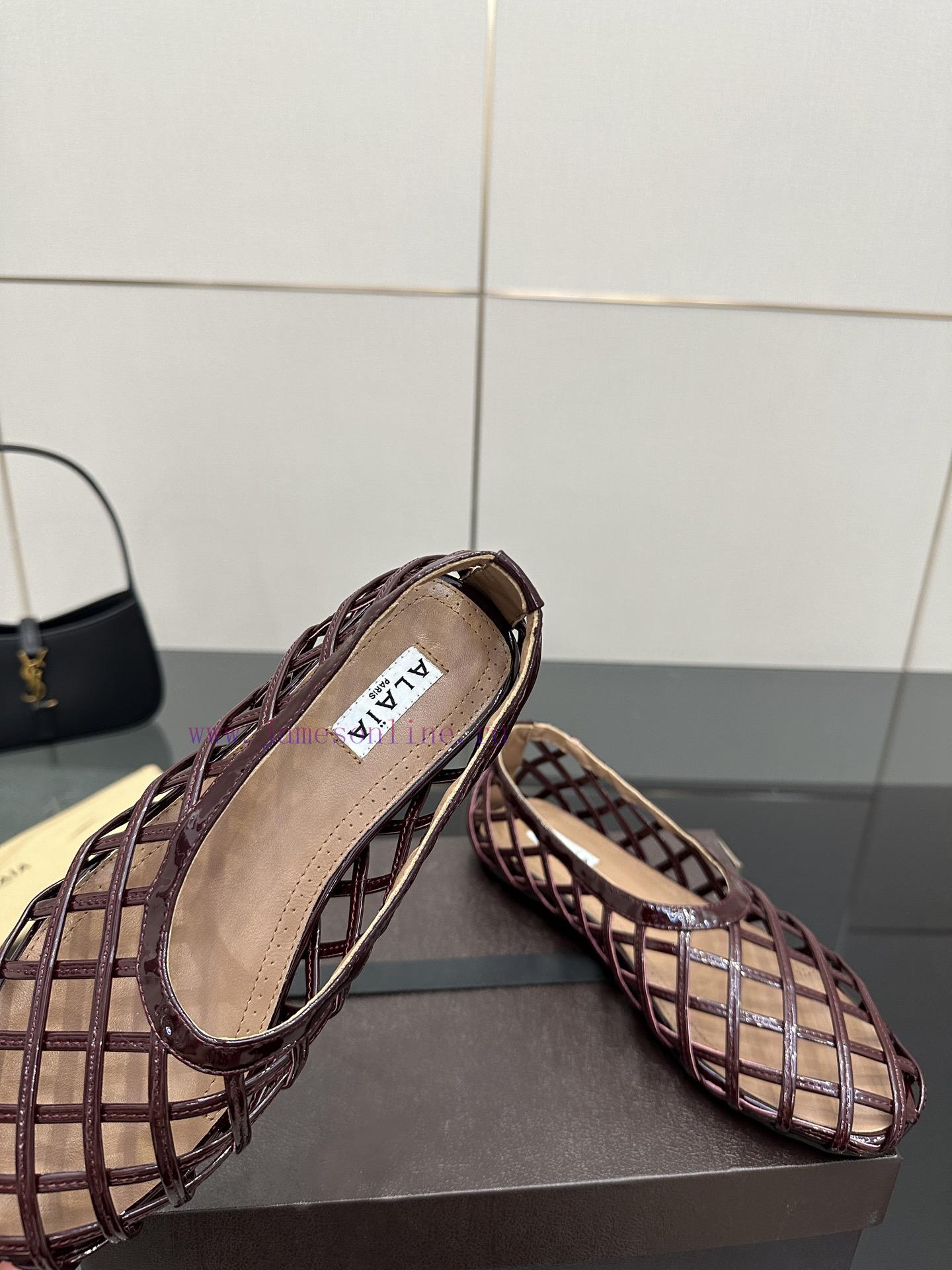 ALAIA | French High-end High-end High-end High-end Brand New Hollow Out Sexy Single Shoe Super 9fhd5pnz - Image 9
