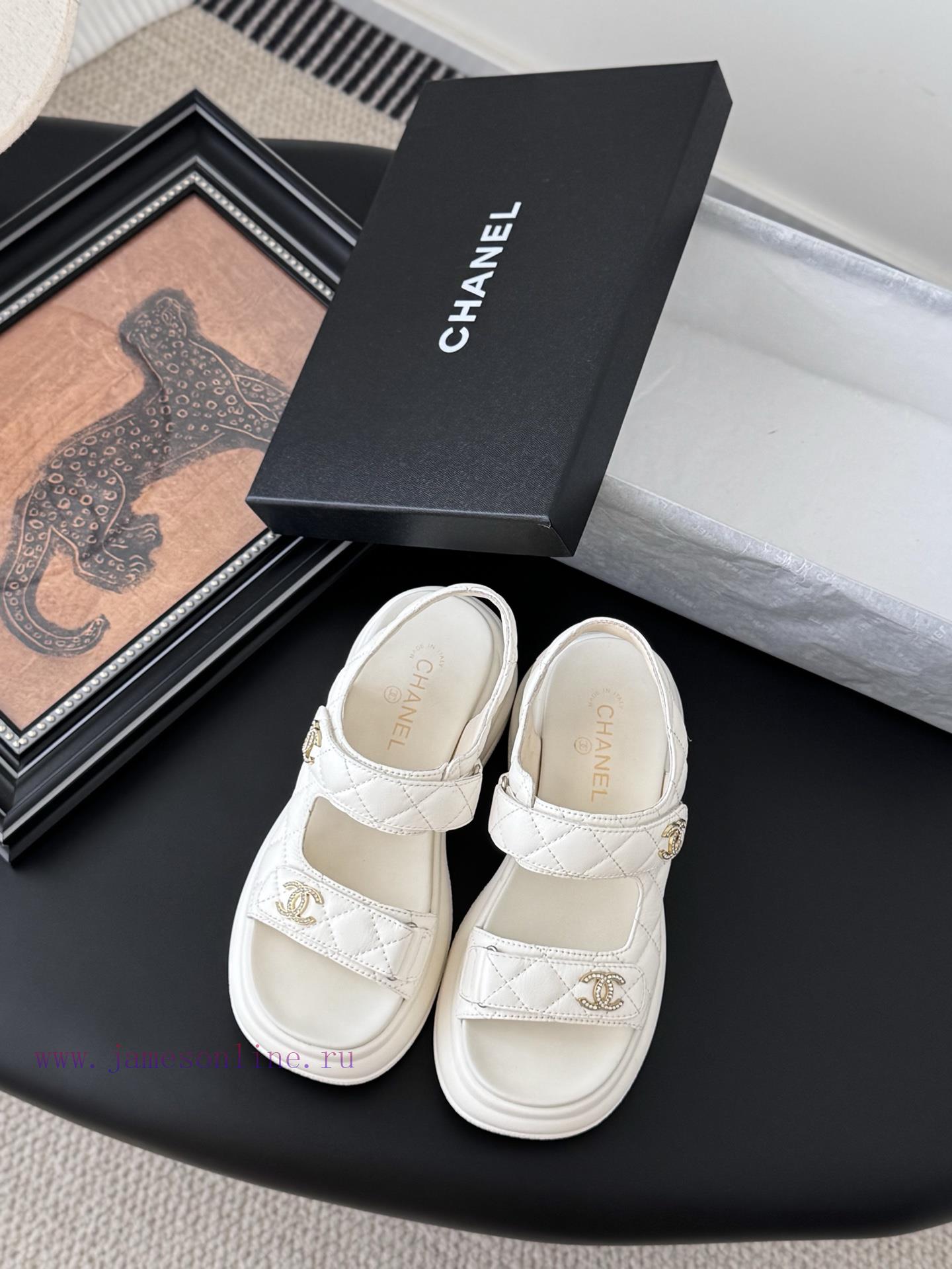 Chanel 25 New Velcro Sandals LayoutTop Tier Matching GoodsI Have All The Colors At HomeImported eueq82cq