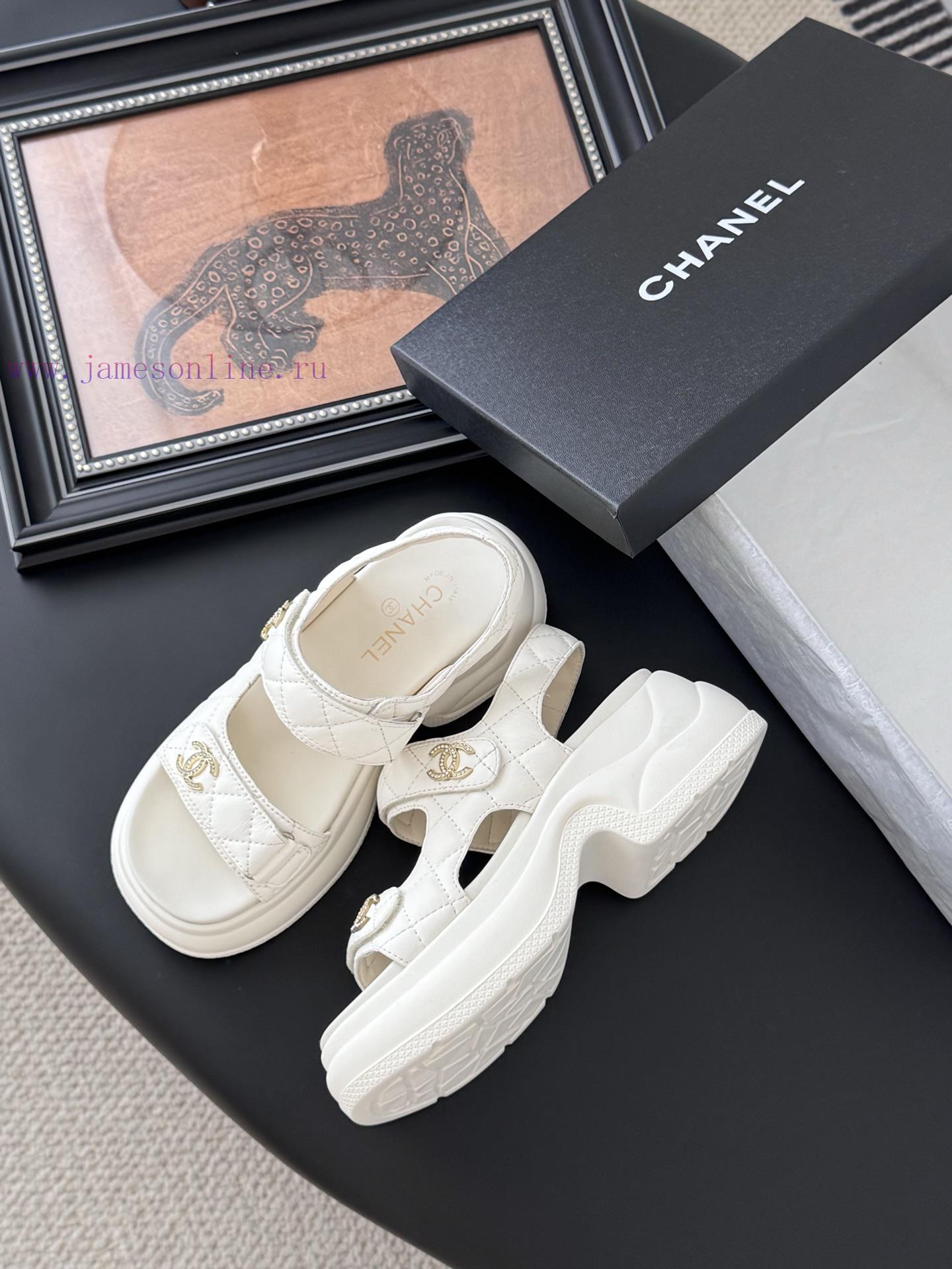 Chanel 25 New Velcro Sandals LayoutTop Tier Matching GoodsI Have All The Colors At HomeImported eueq82cq - Image 5