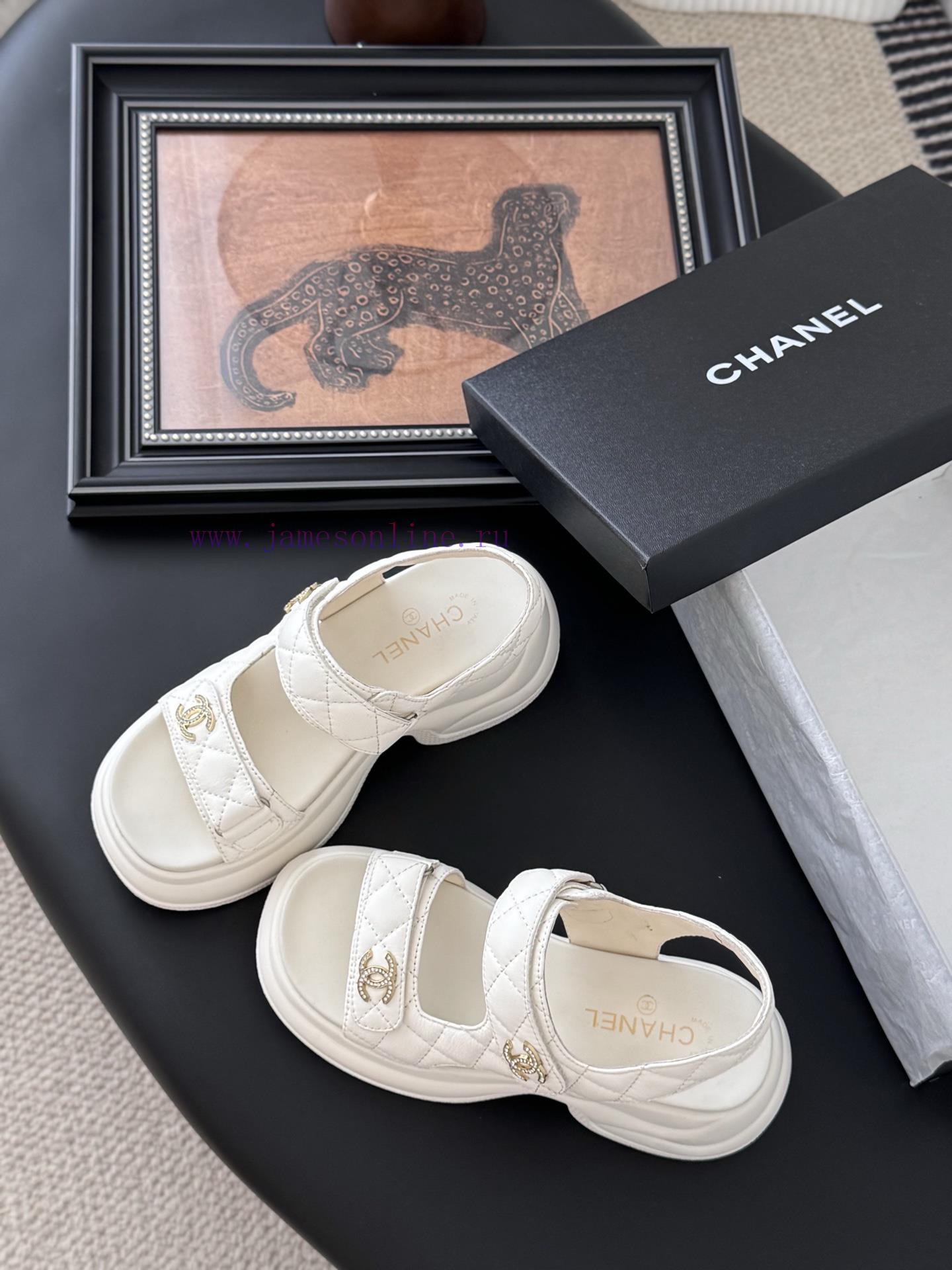 Chanel 25 New Velcro Sandals LayoutTop Tier Matching GoodsI Have All The Colors At HomeImported eueq82cq - Image 7