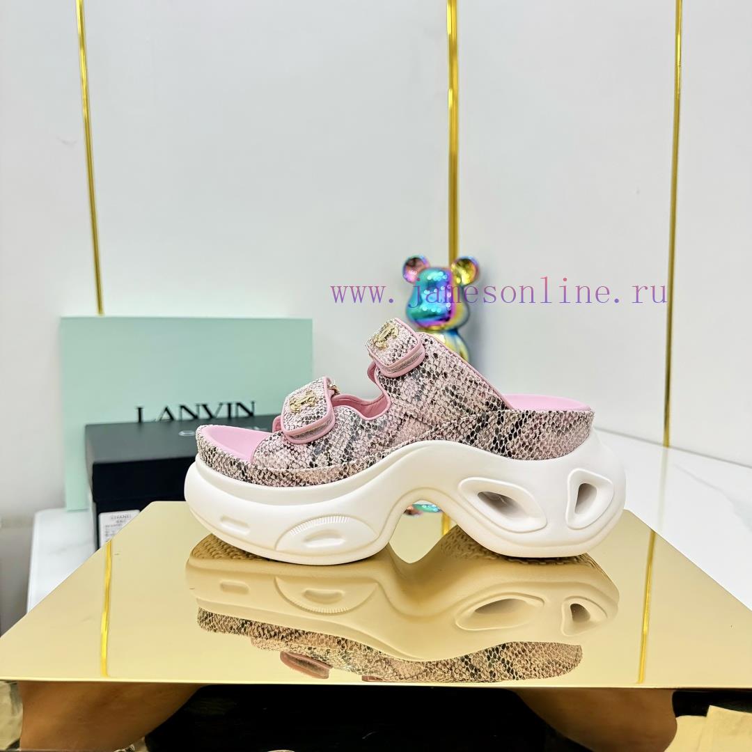 Top TierChanel | Chanel Velcro Beach Slippers Slippers Casual Beach ShoesThe 25ss Spring And Su 3lk4r2pn - Image 3