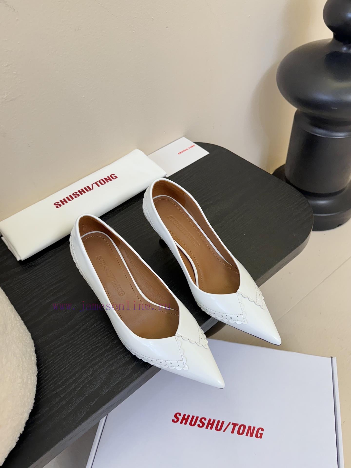 SHUSHUTONG 25ss Pointed Toe Small Heel Mary Jane Single ShoeThe Fairy Warrior Boots That Have B zrnccbhq