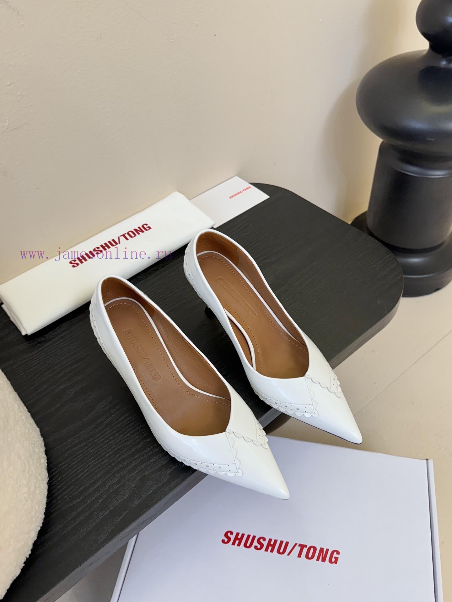 SHUSHUTONG 25ss Pointed Toe Small Heel Mary Jane Single ShoeThe Fairy Warrior Boots That Have B zrnccbhq - Image 2