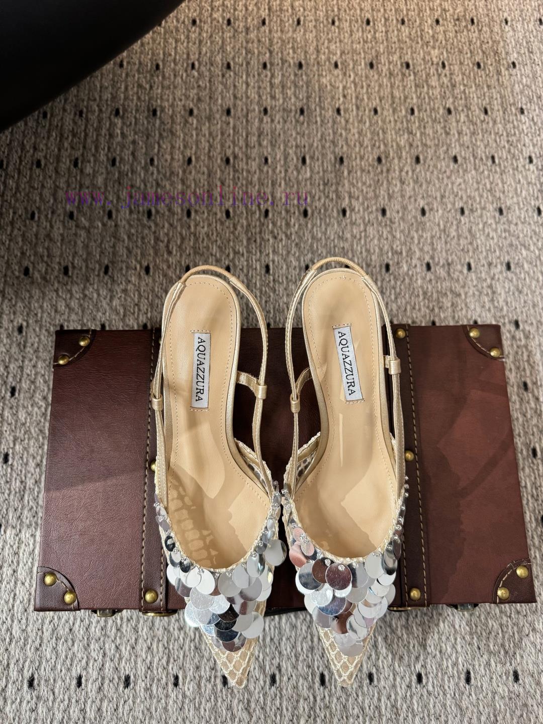 𝑨𝑸𝑼𝑨𝒁𝒛𝒖𝒓𝒂𝟐𝟓𝒇𝒘 New Product ReleaseFabric SheepskinInner SheepskinLeather OutsoleElegant Style Cr qyjj4tjf - Image 2