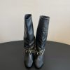 Chanel 25SS New Chain Knight BootsThe Eternal Classic Is Sweet And Cool And Can Be Worn In Any 9ra97vzr