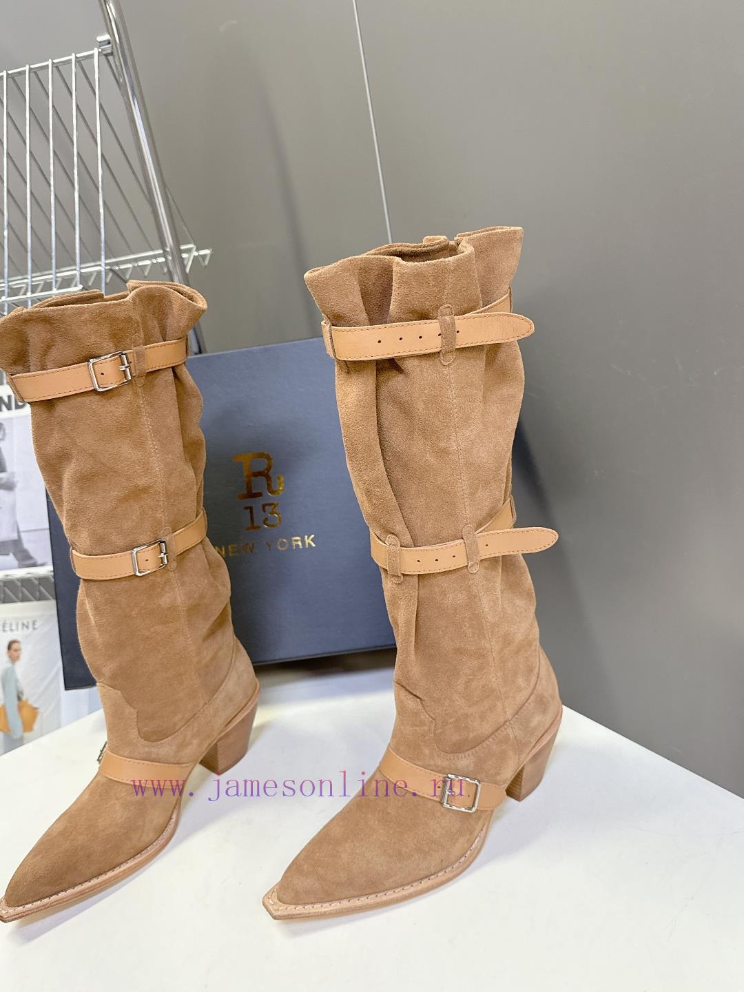 R13 Trendy Brand Autumn And Winter Lazy Style Buckle Strap European And American Style Thick He 8xhoadwg - Image 4