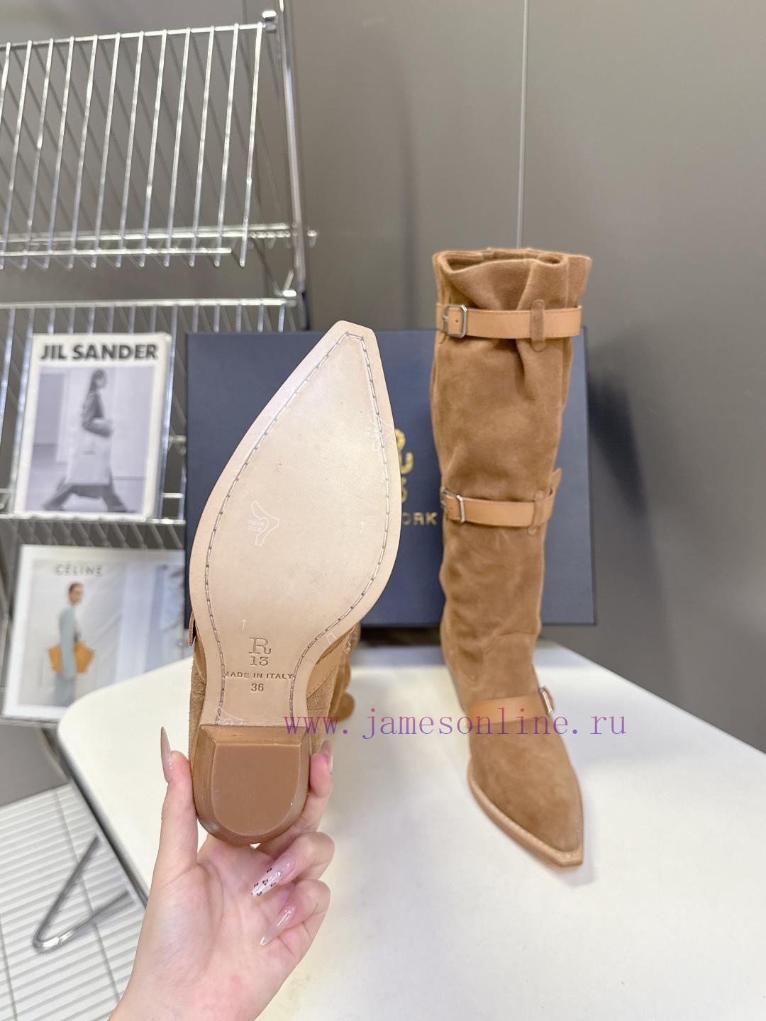 R13 Trendy Brand Autumn And Winter Lazy Style Buckle Strap European And American Style Thick He 8xhoadwg - Image 10