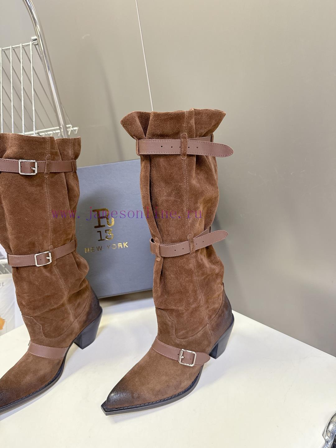 R13 Trendy Brand Autumn And Winter Lazy Style Buckle Strap European And American Style Thick He ohqlt0im - Image 4