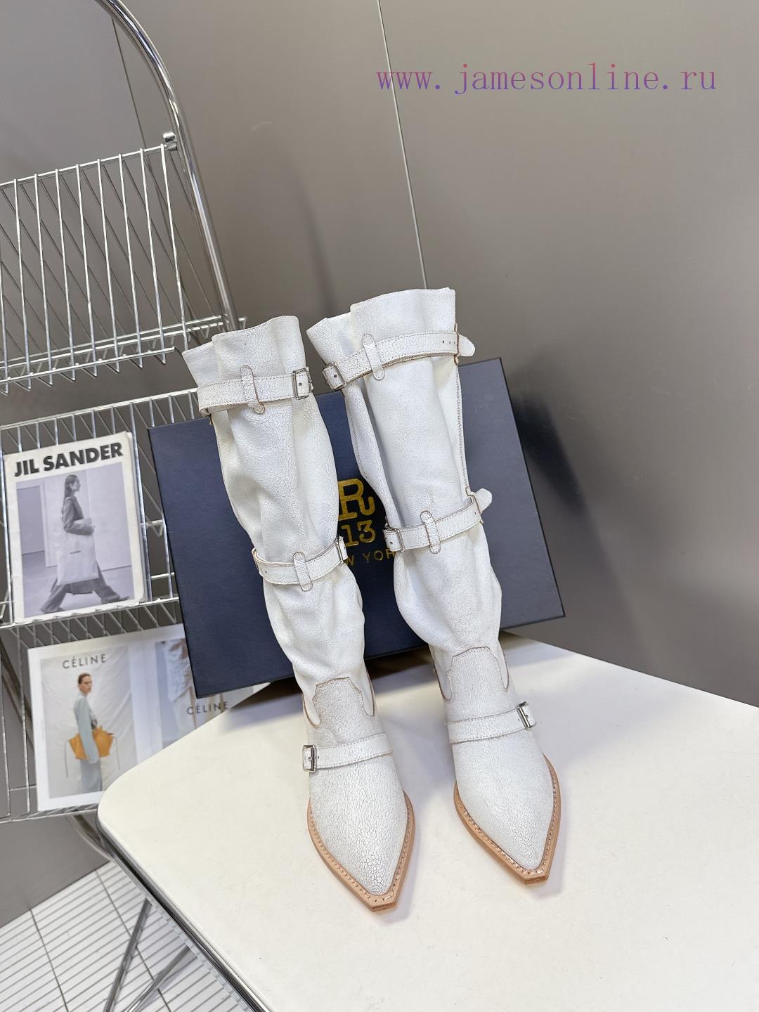 R13 Trendy Brand Autumn And Winter Lazy Style Buckle Strap European And American Style Thick He pvjb0b0y