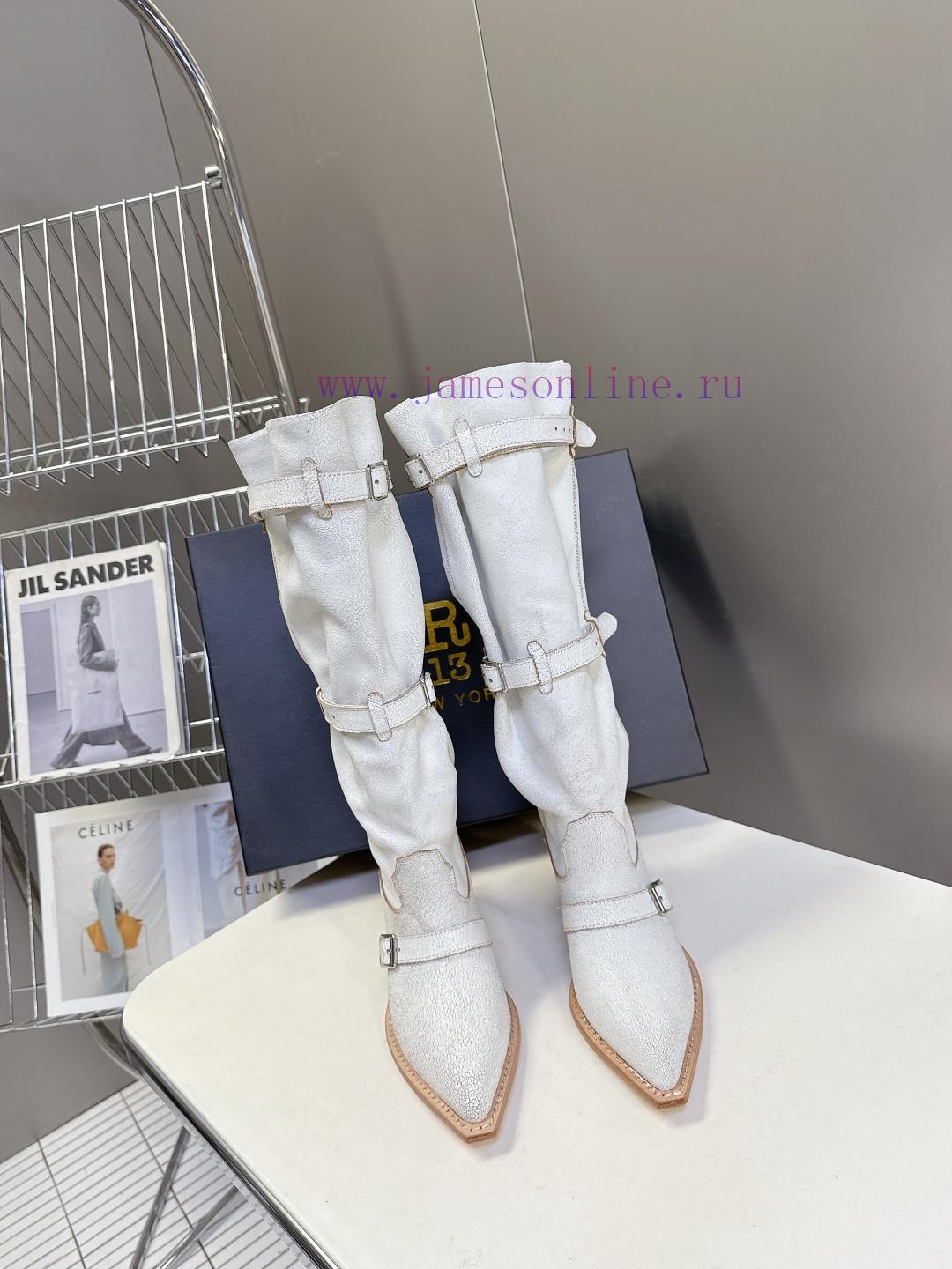 R13 Trendy Brand Autumn And Winter Lazy Style Buckle Strap European And American Style Thick He pvjb0b0y - Image 2
