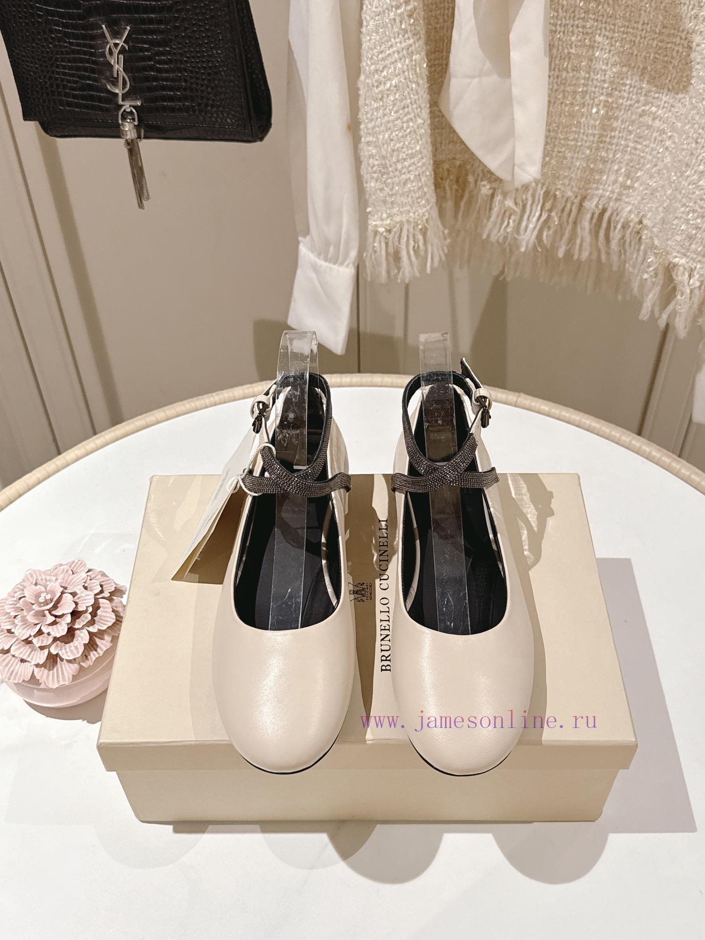 《 Style 》 《 The Highest Quality In The Market 》 BRUNELLO CUCINELLIBC Flat Bottom Shoes Material x2j39t3e - Image 2