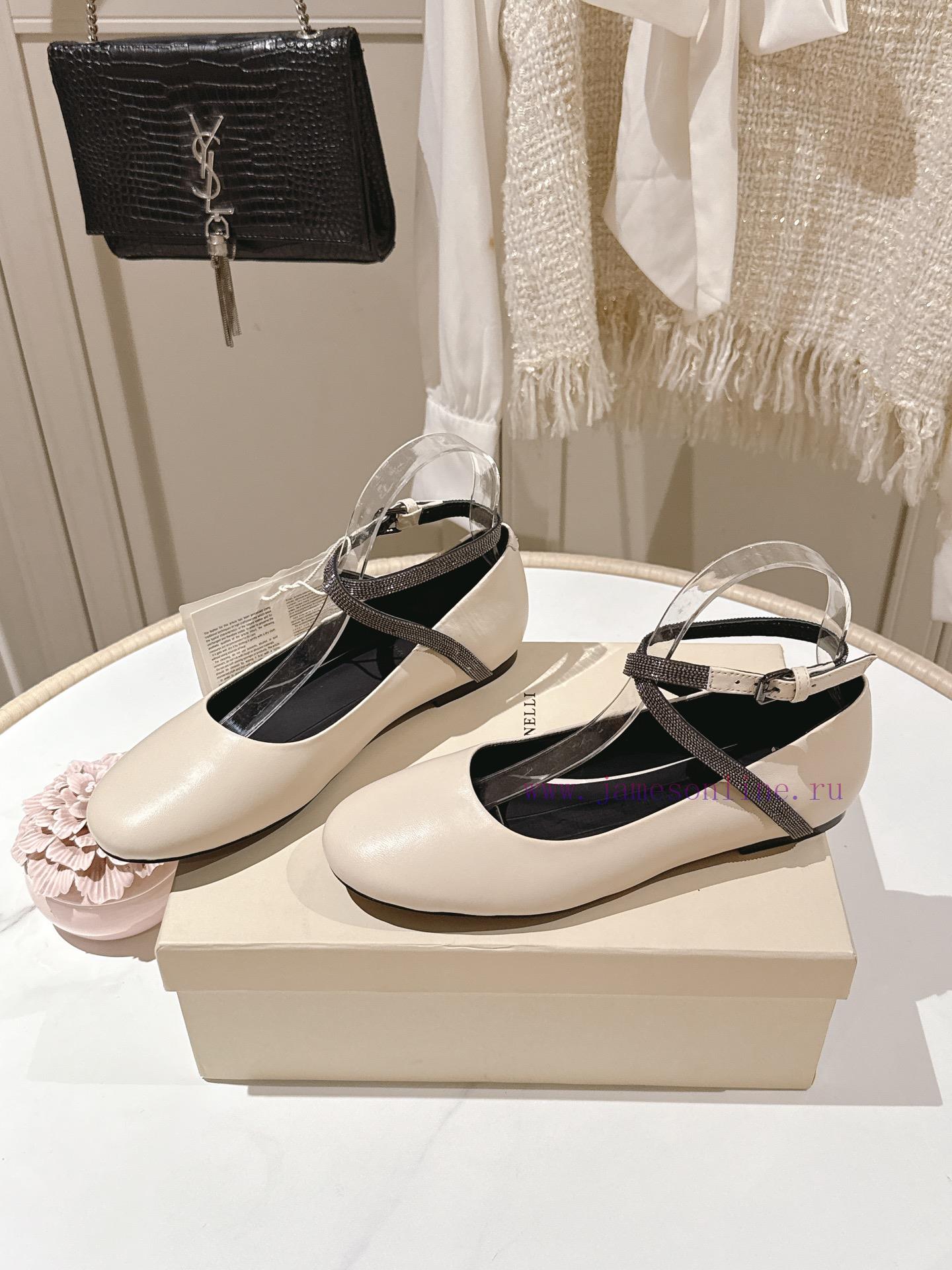 《 Style 》 《 The Highest Quality In The Market 》 BRUNELLO CUCINELLIBC Flat Bottom Shoes Material x2j39t3e - Image 3