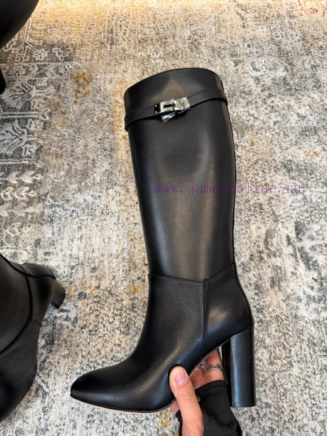 𝒉𝒆𝒓𝒎𝒆𝒔𝟐𝟓𝑭𝑾 New ProductsFabric Calf LeatherInner Dyed CowhideDouble Cowhide OutsoleElegant Style phi19x0n - Image 5