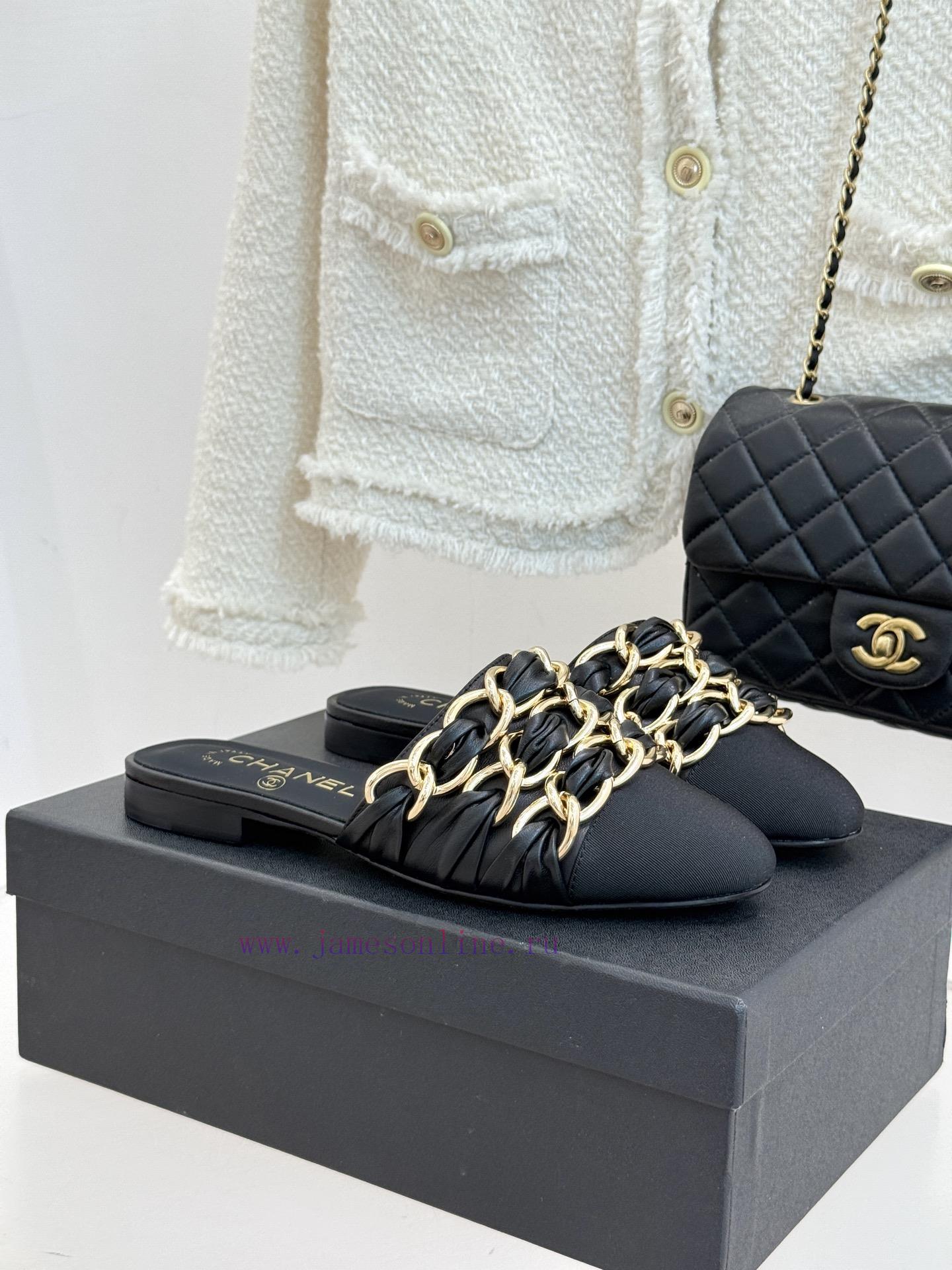 Chanel | Chanel 25K Spring/Summer New ProductsLarge Chain Double C-toe Trailer With Half Slippe omuzhw5j - Image 2