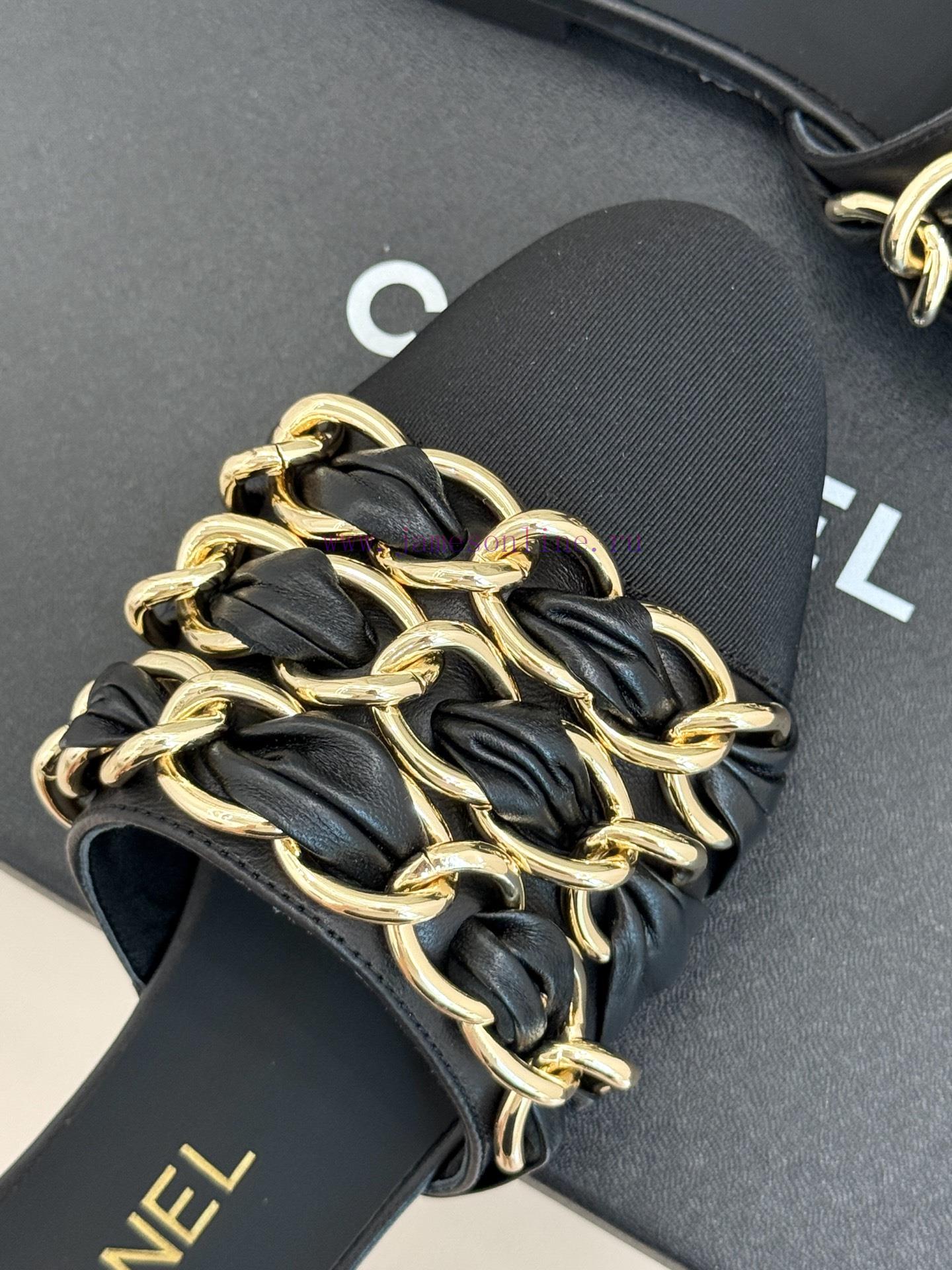 Chanel | Chanel 25K Spring/Summer New ProductsLarge Chain Double C-toe Trailer With Half Slippe omuzhw5j - Image 8