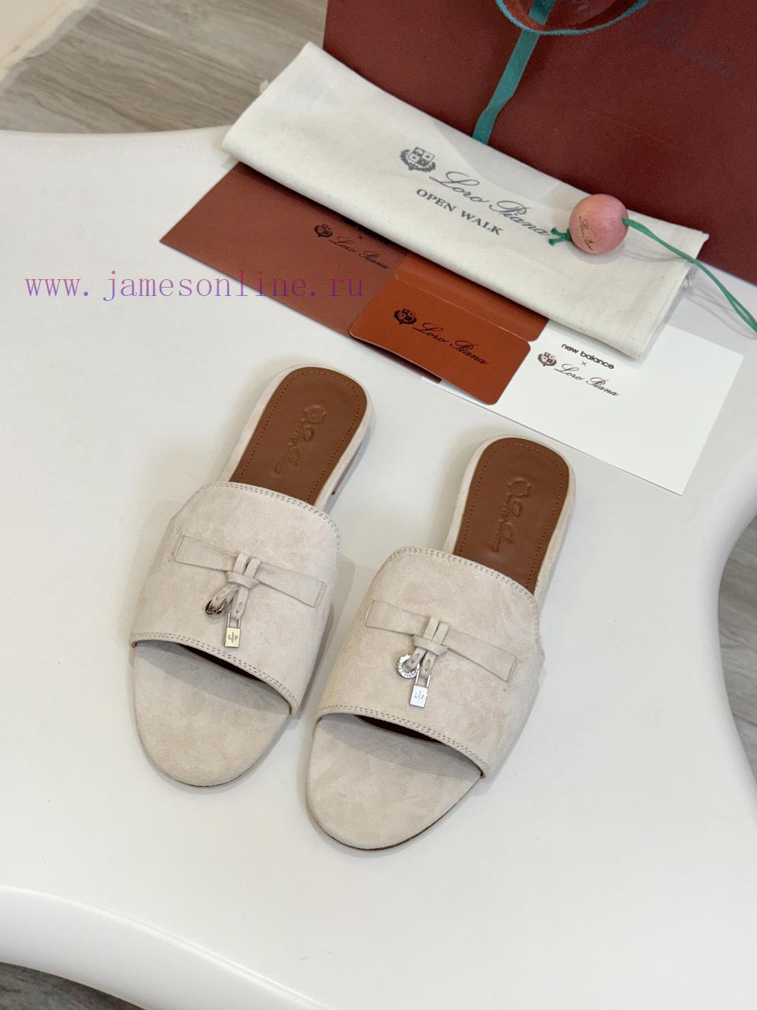 Loro Piana Top Genuine Leather Bottom**Loro Piana | Real Leather Bottom Slippers Luxury Pet Eve gmx6pbfv - Image 5