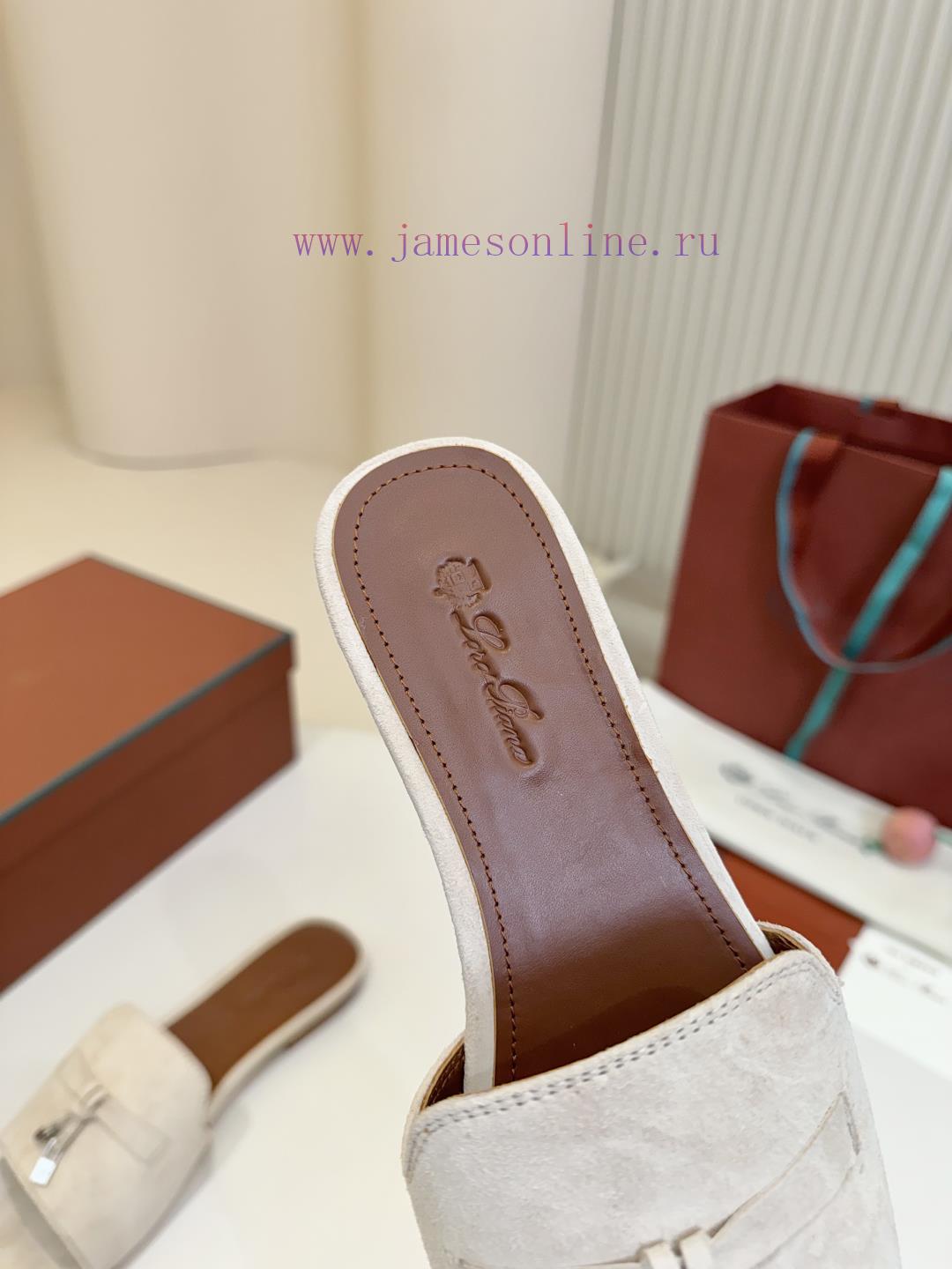 Loro Piana Top Genuine Leather Bottom**Loro Piana | Real Leather Bottom Slippers Luxury Pet Eve gmx6pbfv - Image 10
