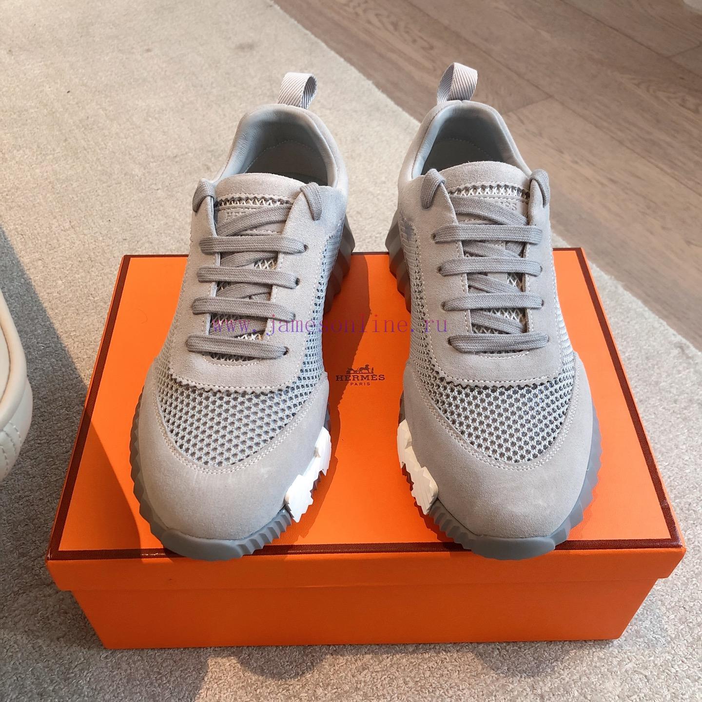 Men's 20 Couple's Hermes 25ss Early Spring White Shoes With Last Design And British Retro Style i66c9c7w - Image 3