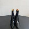 Top QualityBy Far 25SS Autumn/Winter New Style Full Leather Edition Kitten And New Short BootsT o1yv62bd