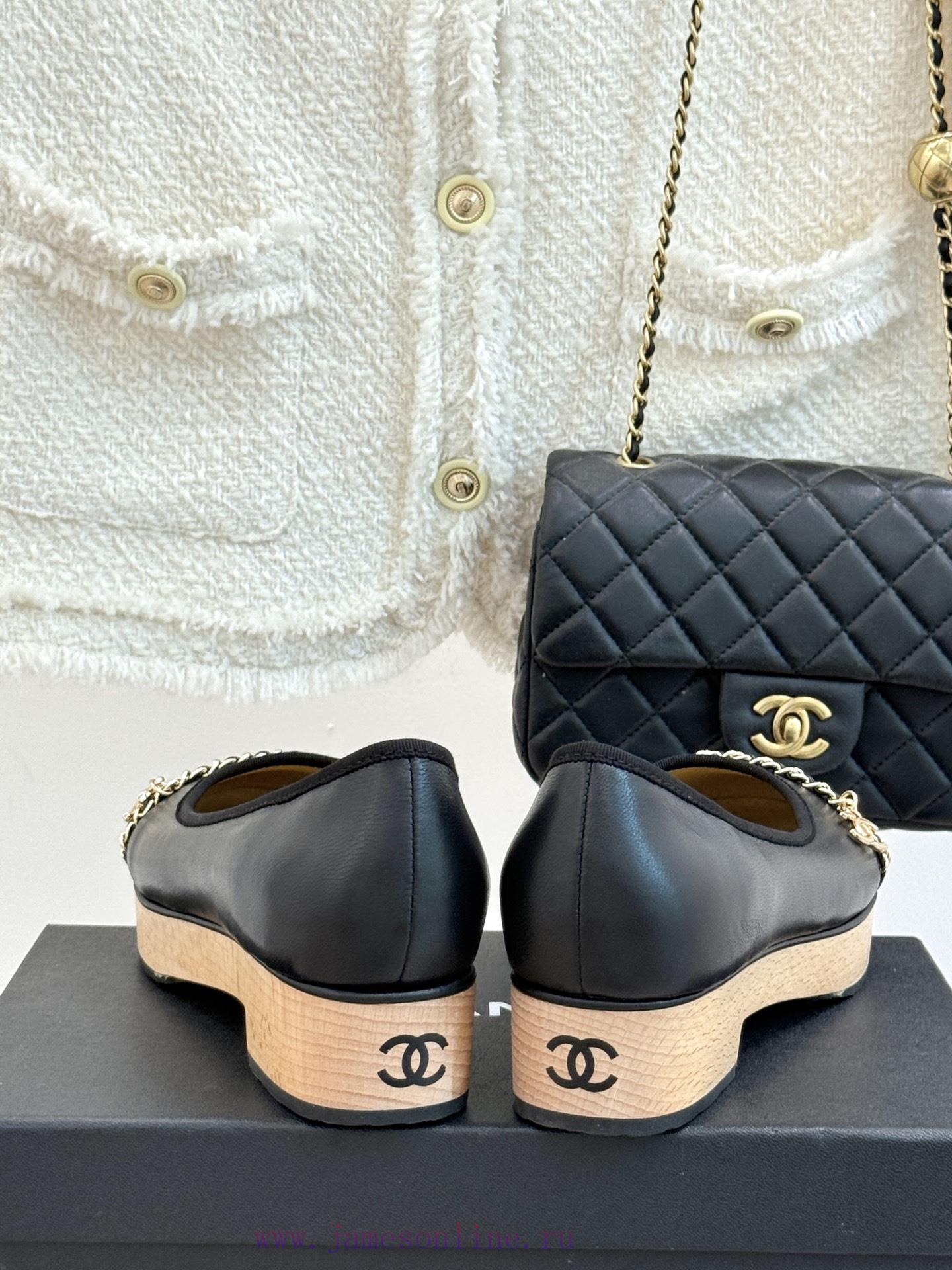 Chanel | Chanel Classic Double C ChainThick Soled Single Shoe LoafersThis Season's Shoes Are Re sbtf3tdl - Image 7