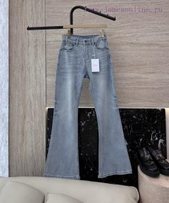 AD002 New Denim Jeans ️Celine's Popular Slimming Light Blue Denim Pants Blue 25/26/27/28/29/3 qnrczr58